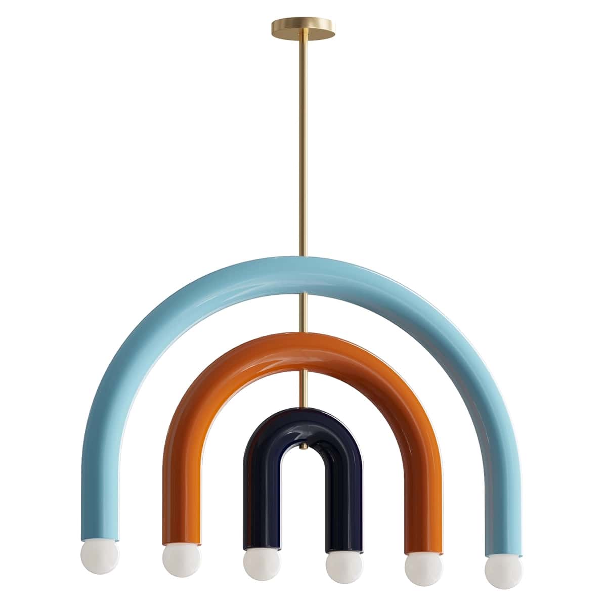 Rotating Rainbow Pendant Lamp F1 1