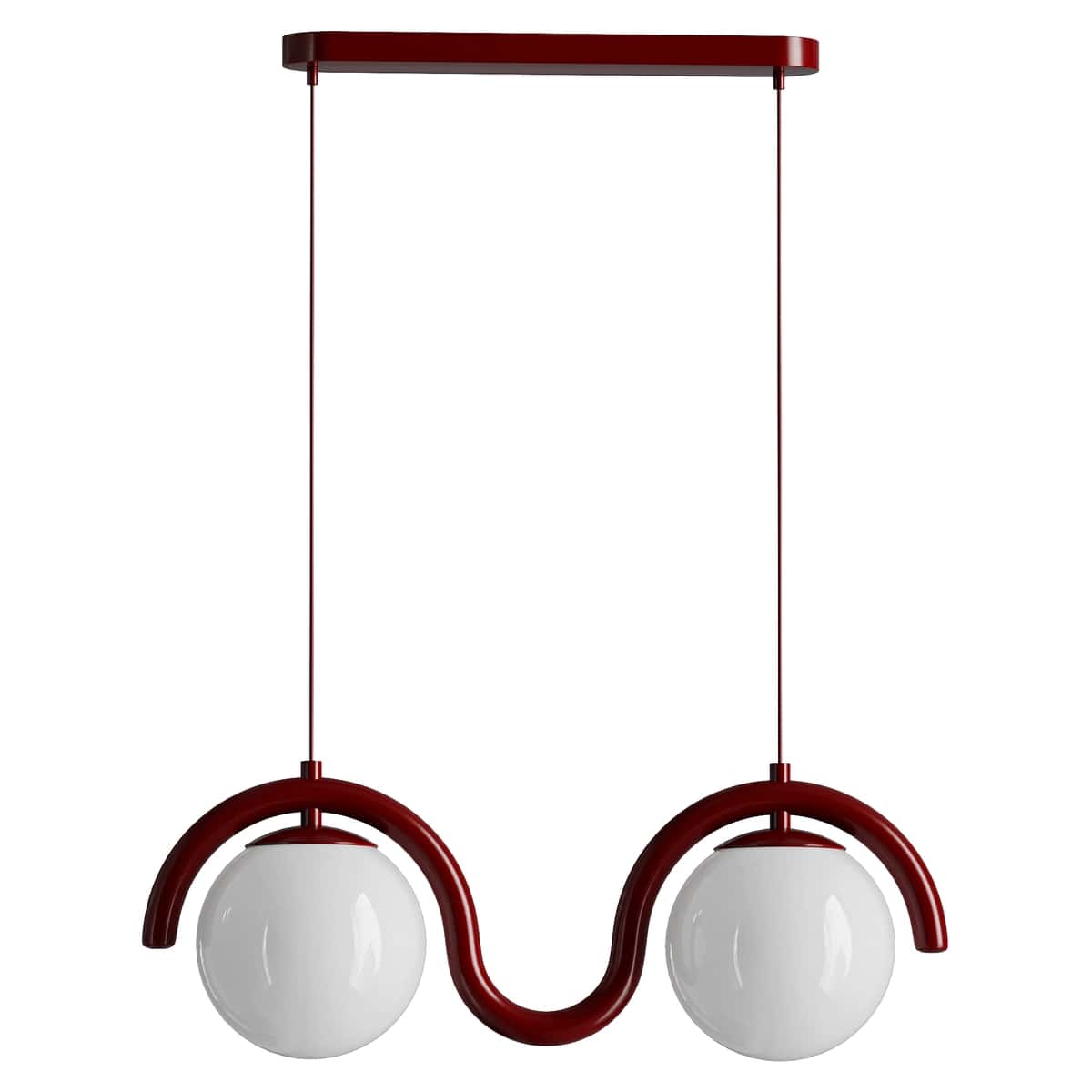 Lenox Linear Ball Pendant Lamp 2 heads 1