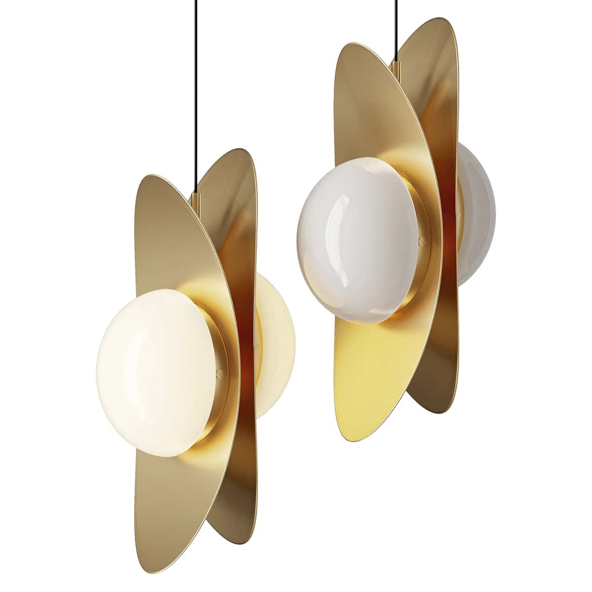 Golden Ingot Pendant Light 1