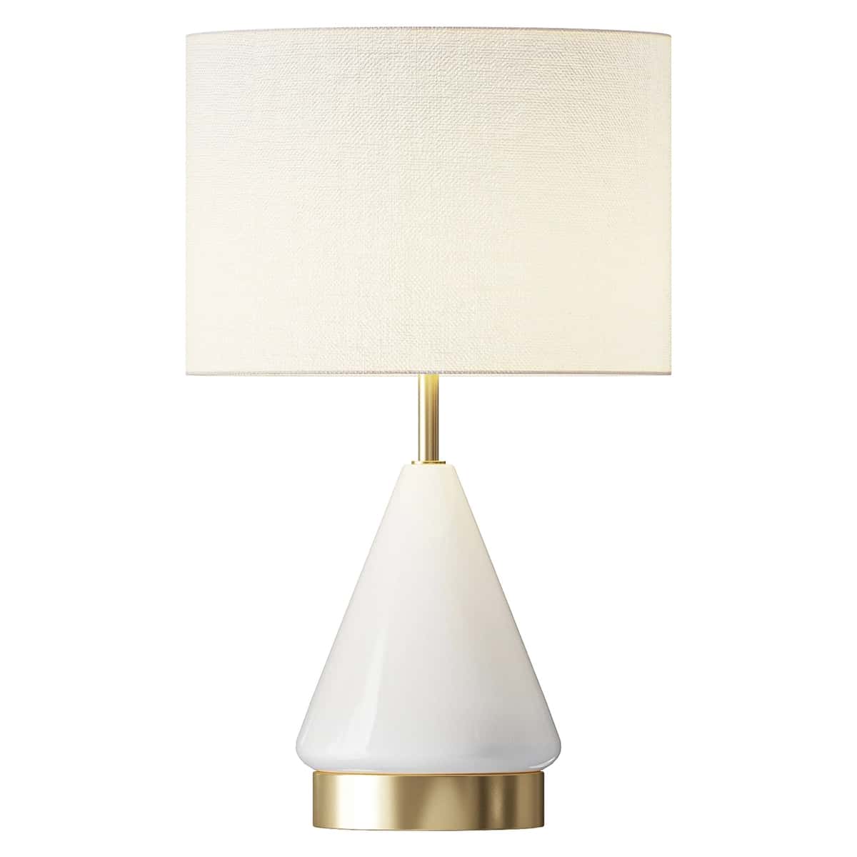Metalized Glass USB Table Lamp 1