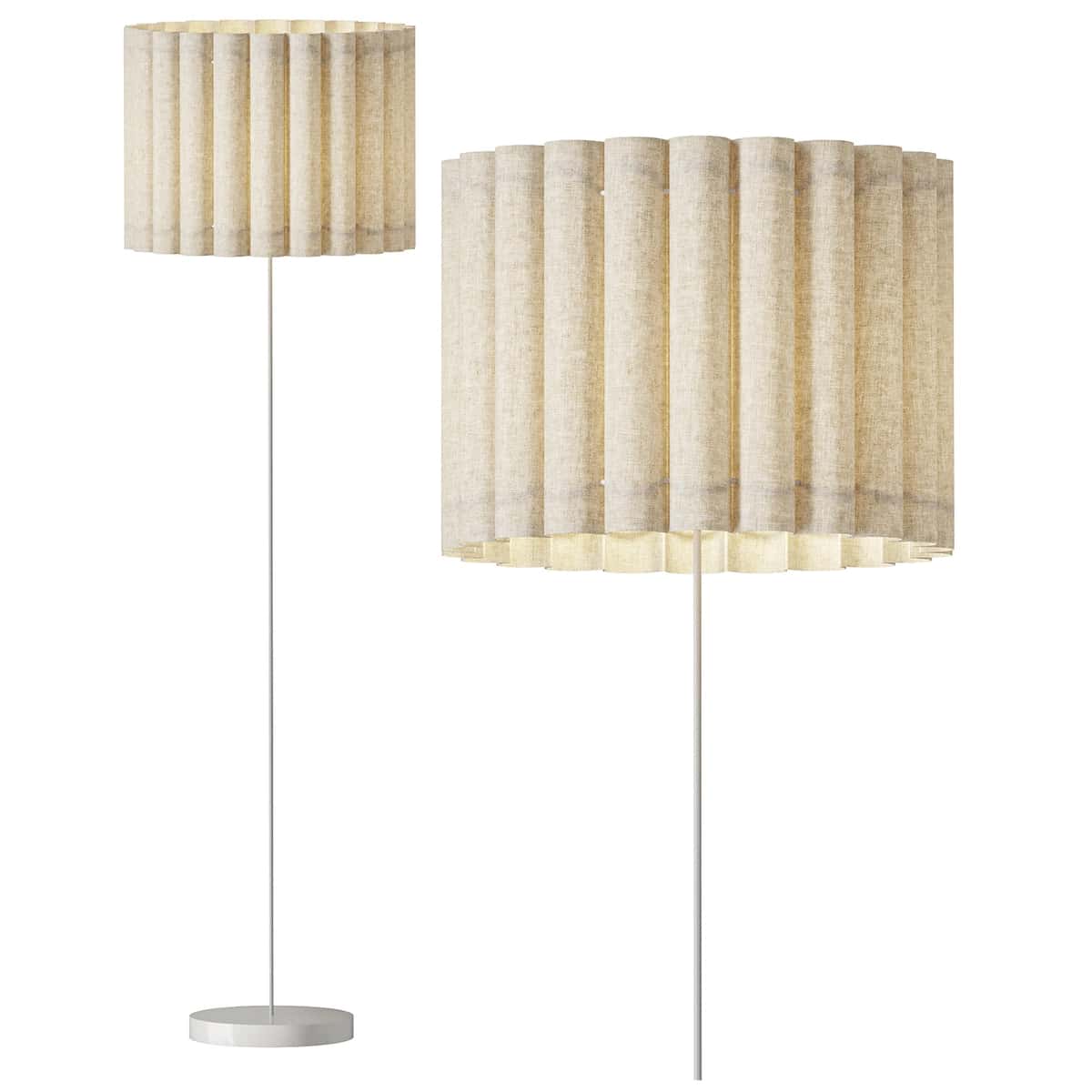 Linen Floor Lamp Lucina 1