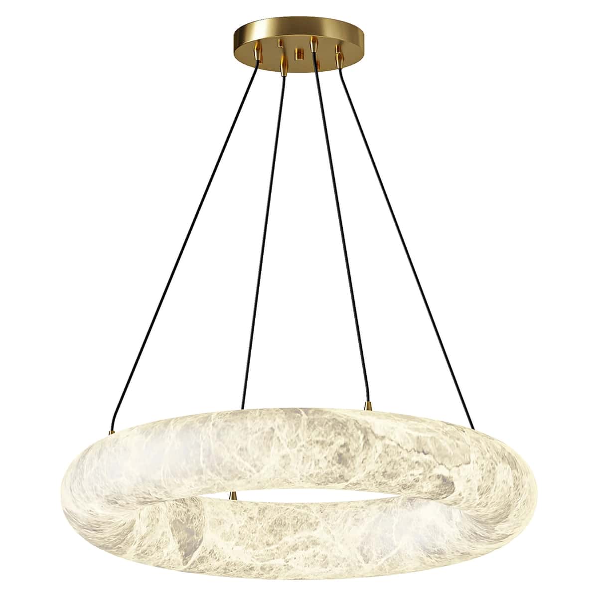 Natural Marble Wheel Chandelier 1