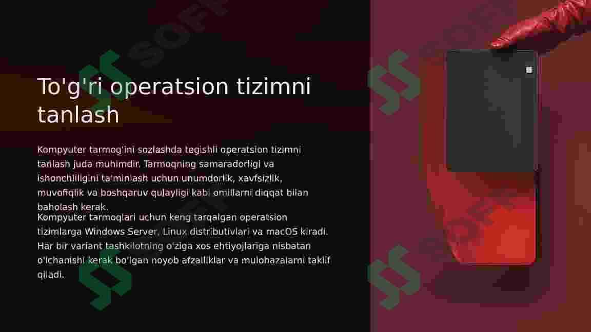 Kompyuter tarmog’ini tashkil qilishda OTni sozlash 3
