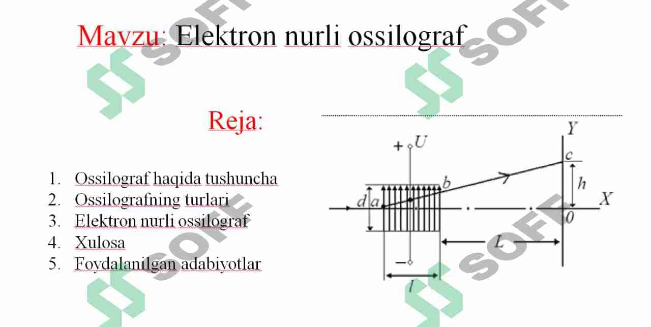 Elektron nurli ossilograf 1