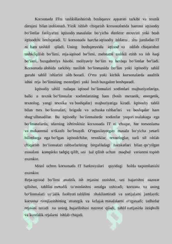 Korxonalarning ishlab chiqarish faoliyatini ifodalovchi ko'rsakichlarini tahlil qilish usullari 3