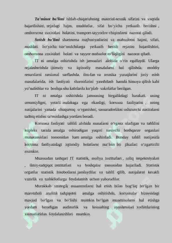 Korxonalarning ishlab chiqarish faoliyatini ifodalovchi ko'rsakichlarini tahlil qilish usullari 5