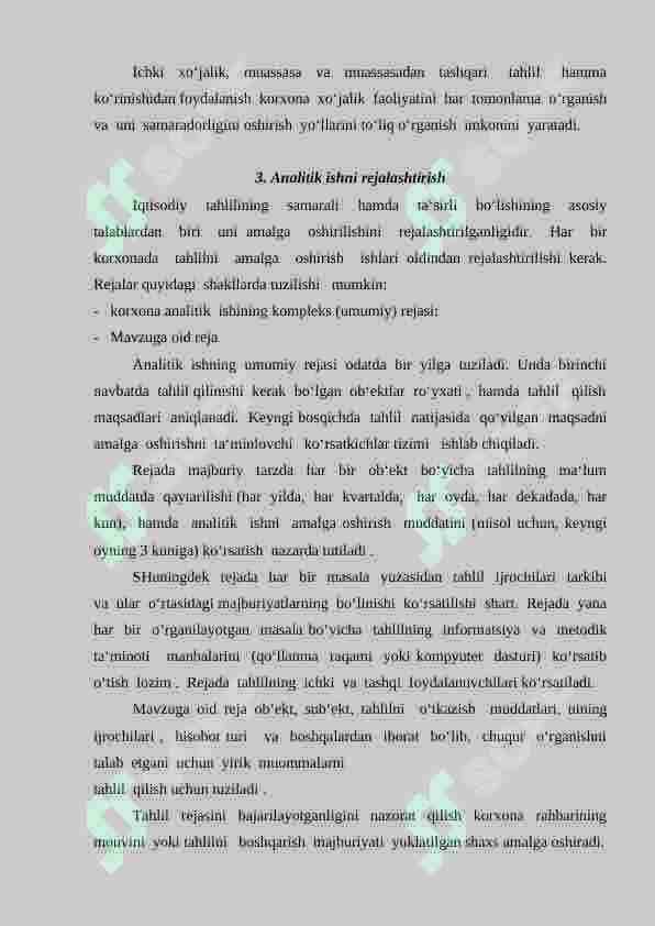 Korxonalarning ishlab chiqarish faoliyatini ifodalovchi ko'rsakichlarini tahlil qilish usullari 6