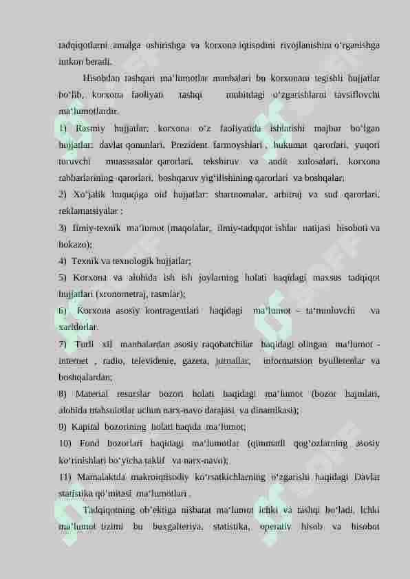 Korxonalarning ishlab chiqarish faoliyatini ifodalovchi ko'rsakichlarini tahlil qilish usullari 8