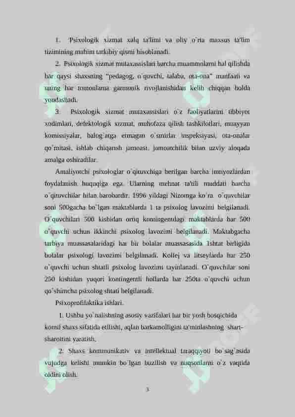 TA’LIM SOHASIDAGI PEDAGOG-PSIXOLOGNING BURCHI VA MAJBURIYATLARI: ISHNING AHLOQIY TAMOYILLARI 3