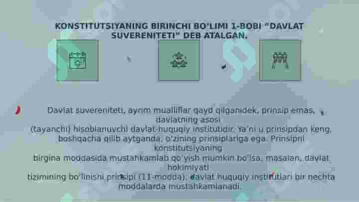DAVLAT SUVЕRЕNITЕTI TUSHUNCHASI VA MOHIYATI. 7