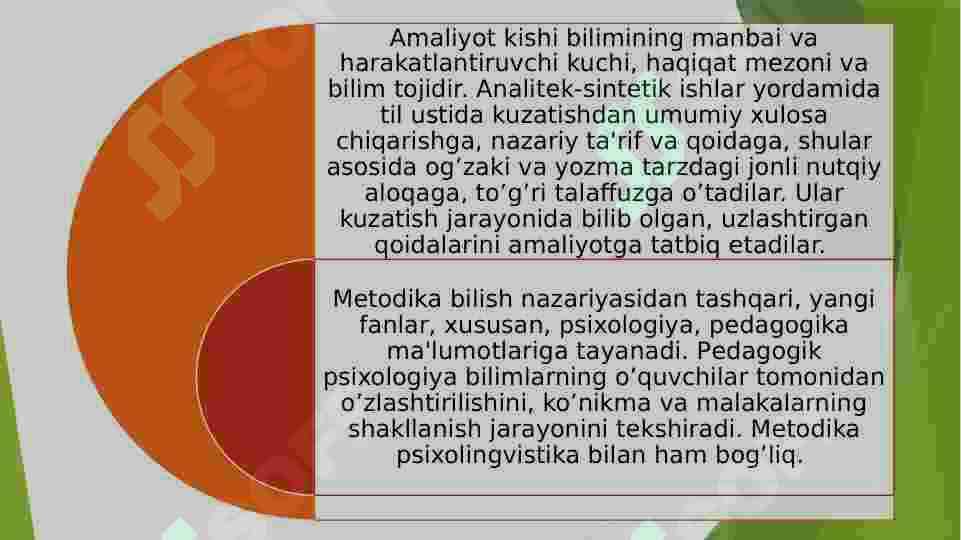 Ona tili o’qitish tamoyillari, ona tili o’qish metodikasi fanining boshqa fanlar bilan aloqadorligi 3