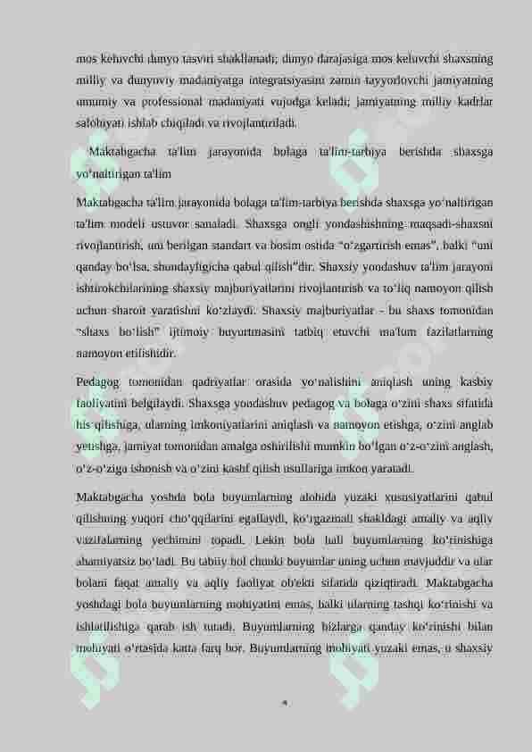 Bolalarni MTT sharoitlariga moslashtirishini tashkillashtirish texnologiyalari 4