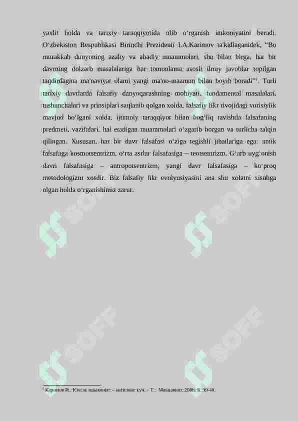 Falsafiy tafakkur taraqqiyoti bosqichlari: Sharq falsafasi 3