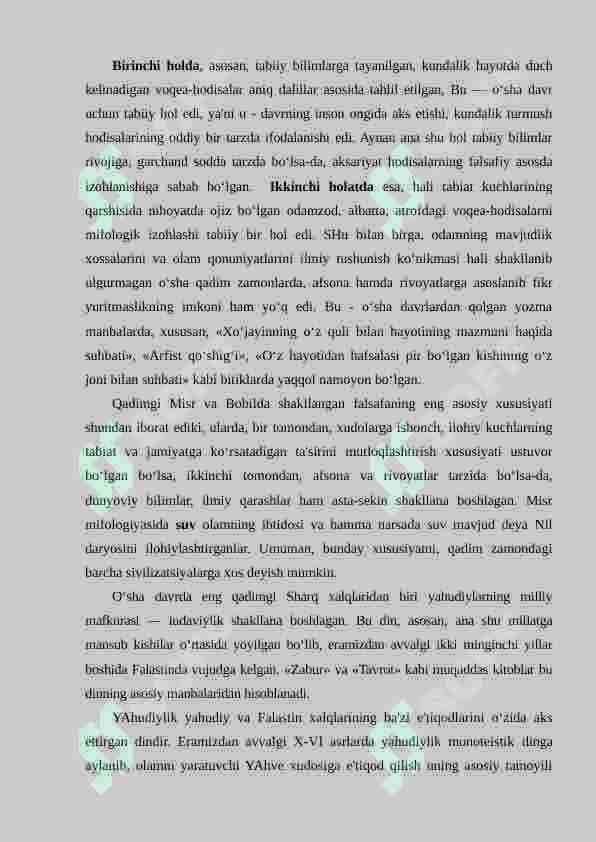Falsafiy tafakkur taraqqiyoti bosqichlari: Sharq falsafasi 5