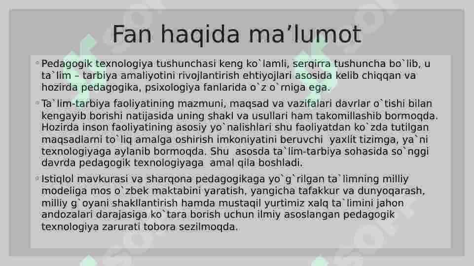 Ona tili darslarida didaktik o’yinlardan foydalanish 2