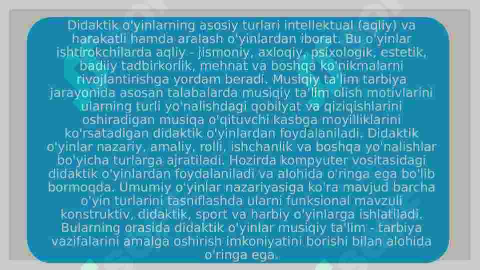 Ona tili darslarida didaktik o’yinlardan foydalanish 4