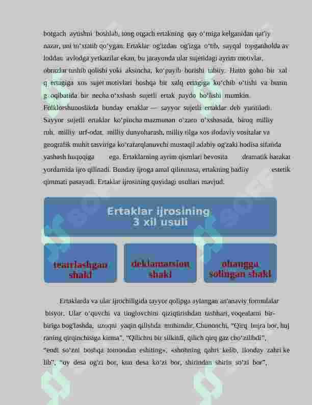 Xalq ertaklarining ijro etilish tartibi va ertakchilik an’analari (ma'lumot sifatida) 4
