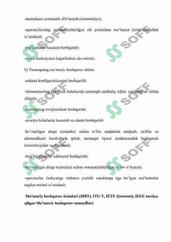 Boshqaruv tizimlarni tashkil qiluvchi  funksional tizimostilari va texnik vositalari 8