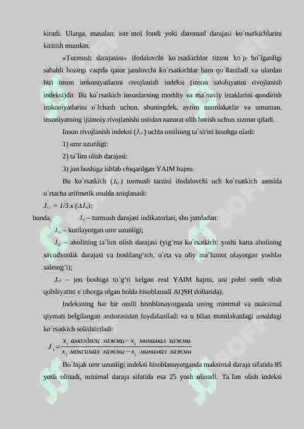 AHOLI TURMUSH DARAJASI STATISTIKASI 4