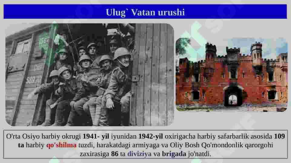 II-jahon urushida o'zbeklarning g'alabaga qo'shgan hissasi 7