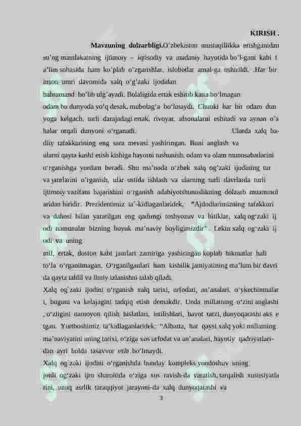 Ona tili darslarida til materiallarini o‘rgatishda xalq og’zaki ijodi materiallaridan foydalanish metodikasi 3