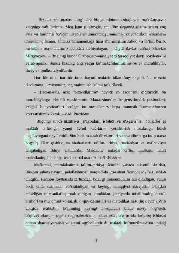 Ona tili darslarini yuqori saviyada tashkil qilish metodikasi 4