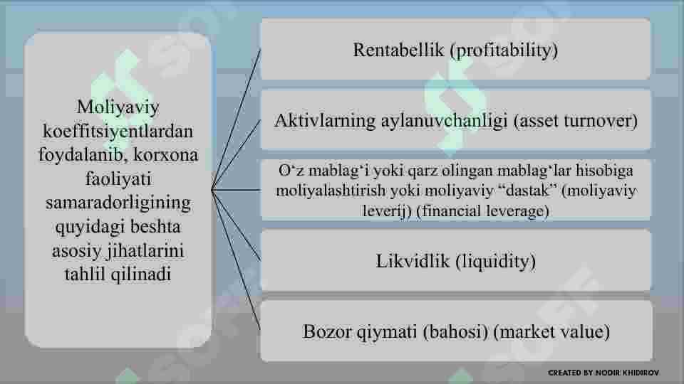 Moliyaviy hisobotlarda moliyaviy koeffitsiyentlardan foydalanish 3