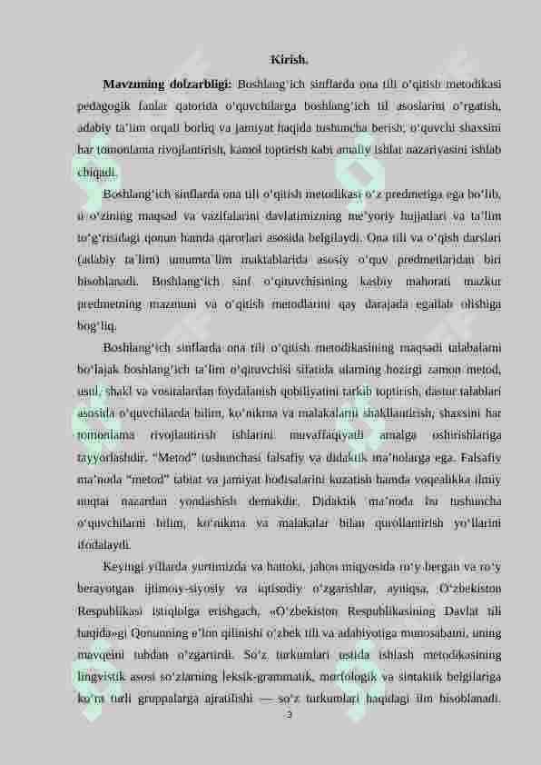 3-sinfda “Son so‘z turkumi” mavzusini o‘tishda didaktik o‘yinlardan foydalanish. 3