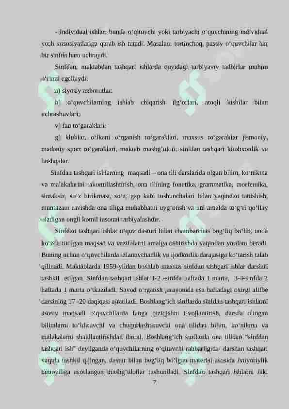 2-sinfda ona tilidan sinfdan tashqari ishlarni tashkil qilish metodikasi 7