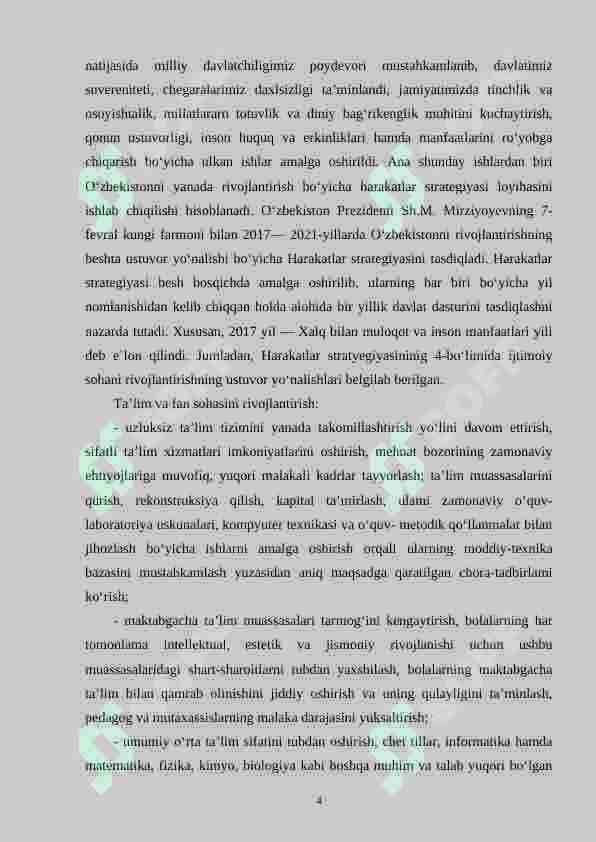 Boshlang‘ich sinflarda punktuatsiya elementlarini o‘rganish metodikasi va materiallarni sinflarga joylashtirish tizimi. 4