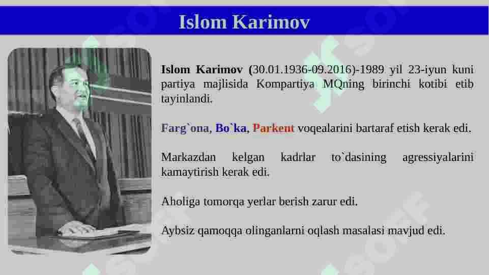 O‘zbekiston mustaqillikka erishish ostonasida 2