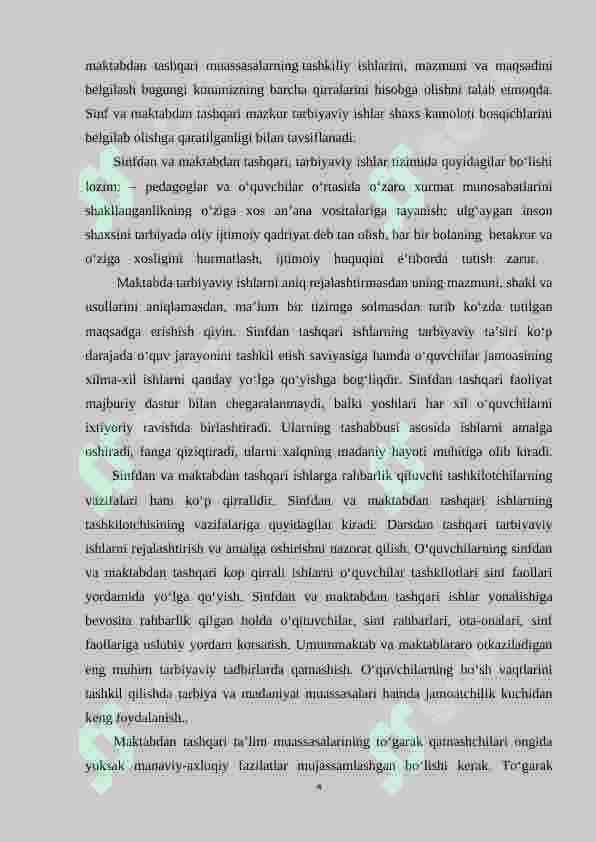 1-sinfda ona tili fanidan sinfdan tashqari ishlarni tashkil qilish metodikasi 4