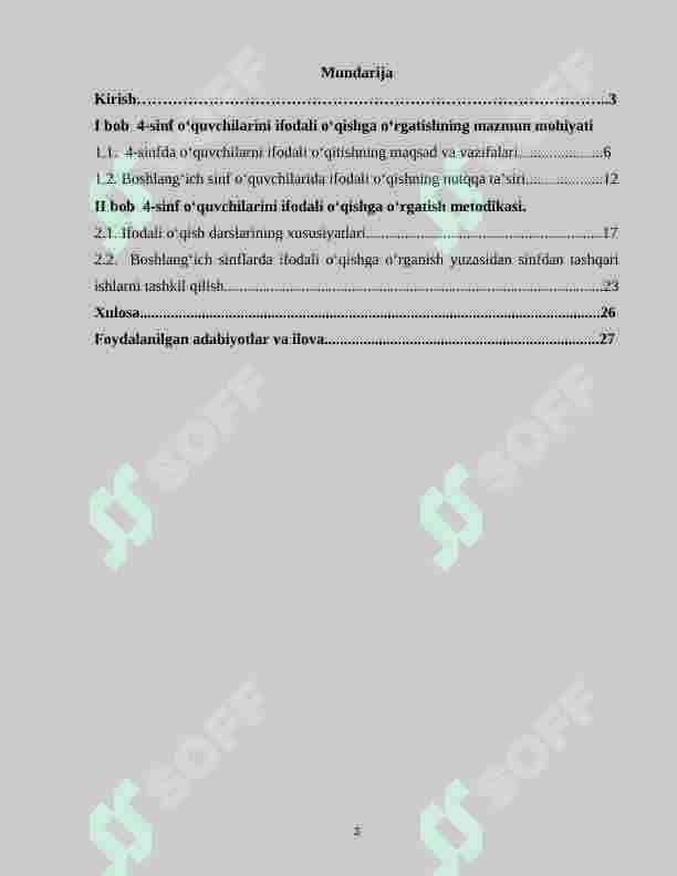 4-sinf oʻqish darslarida oʻquvchilarni ifodali oʻqishga oʻrgatish. 2