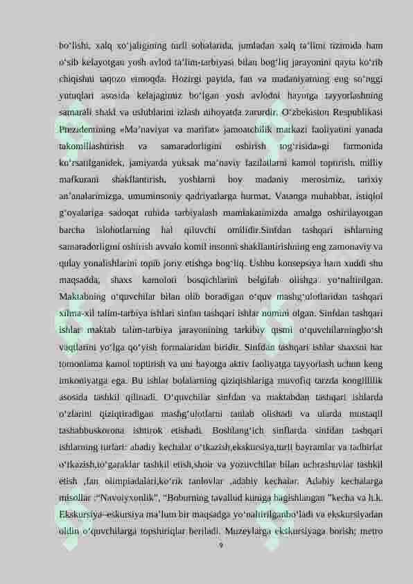 2-sinfda ona tilidan sinfdan tashqari ishlarni tashkil qilish metodikasi 8