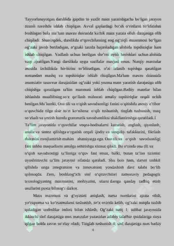 2-sinf “Ona tili” darsligining tahlili 6