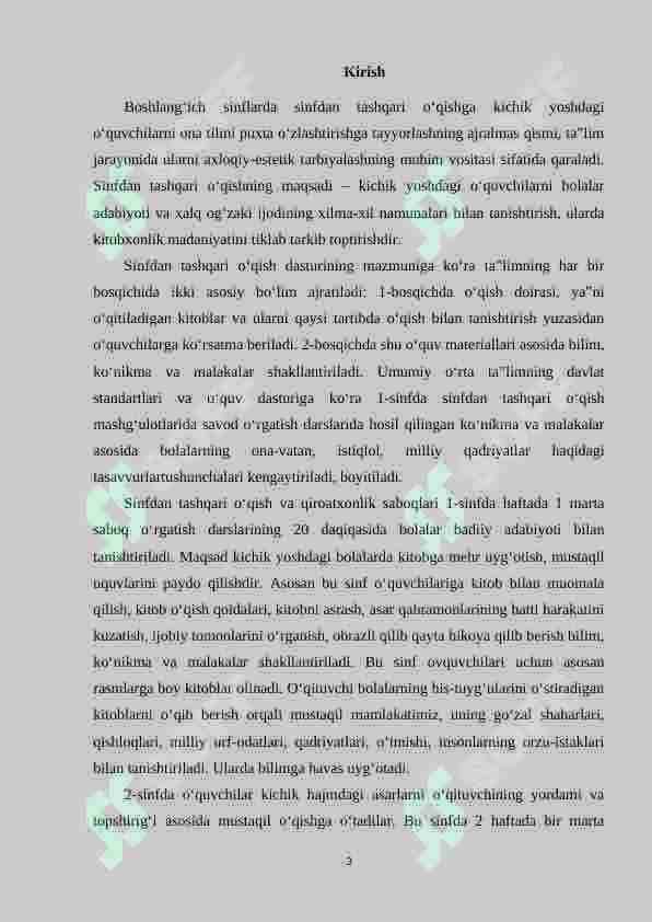Sinfdan tashqari ishlarning shakllari va vazifalari 3