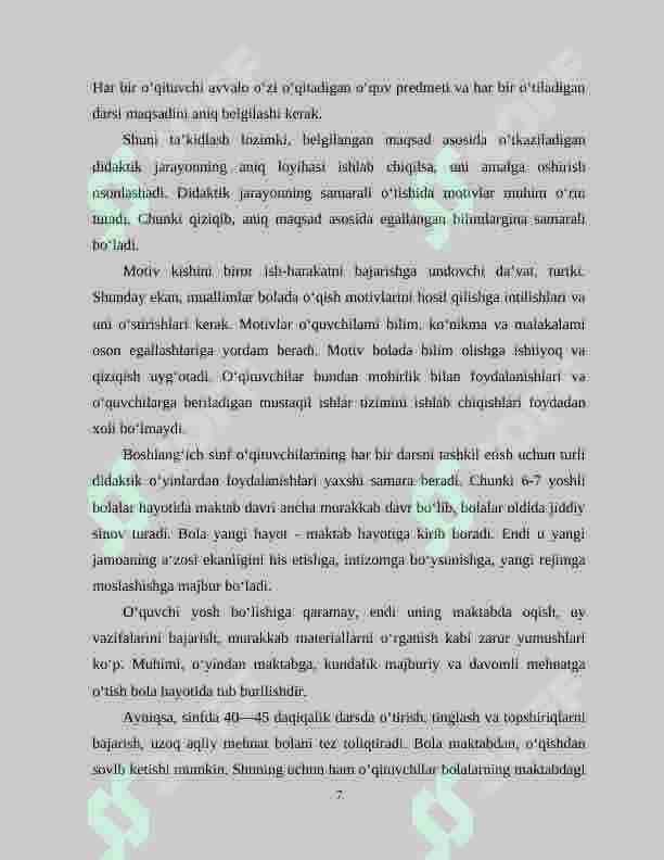 Ona tili darslarida didaktik o‘yinlardan  foydalanish 7
