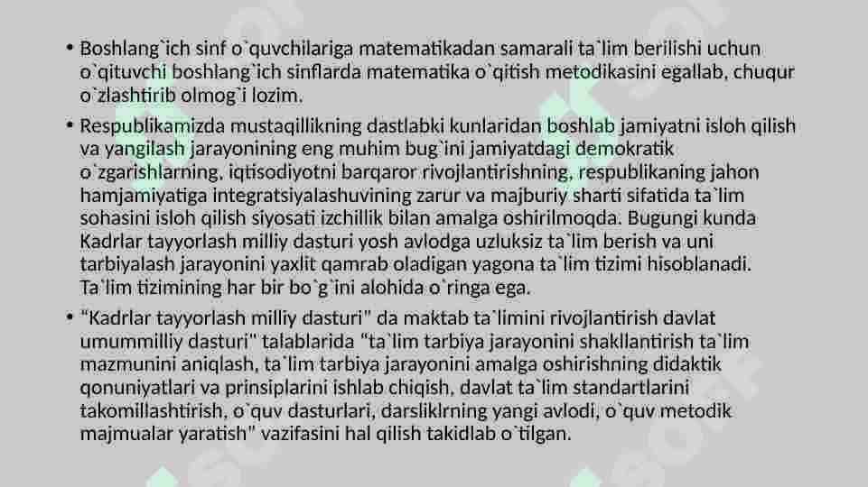 Raqamlashga o‘rgatishda matematik diktantning o‘rni. 2