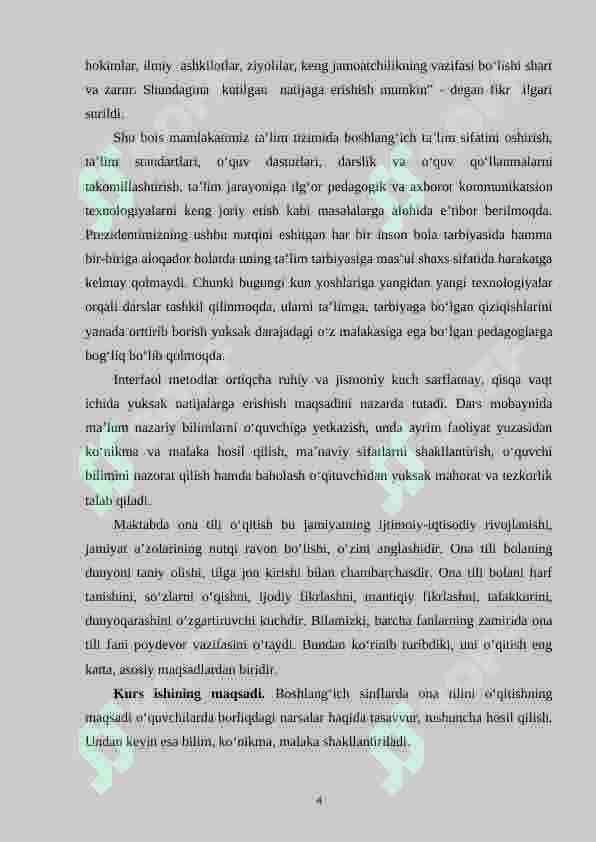 3-4 sinflarda so‘z morfemik tarkibini o‘rganish  metodikasi 4