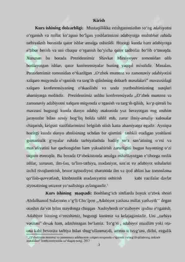 Boshlang‘ich sinflarda Xudoyberdi To‘xtaboyev ijodini o‘rganish 3