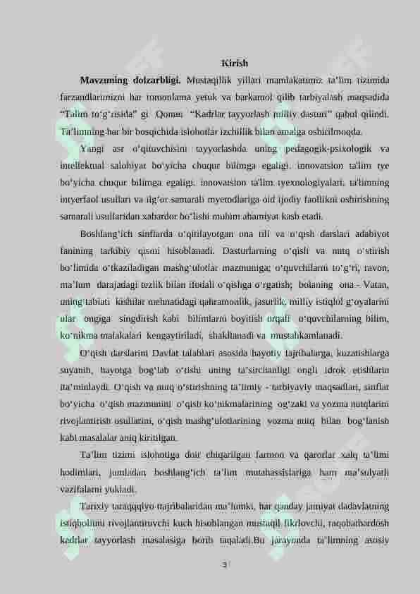 Boshlang‘ich sinflarda “so‘z turkumi” mavzusiga oid materiallarni to‘plash 3