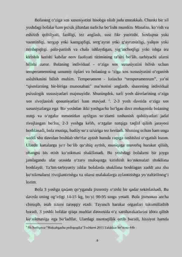Maktabgacha ta’lim davrida yosh davrlarining o‘ziga xos xususiyatlari. 6