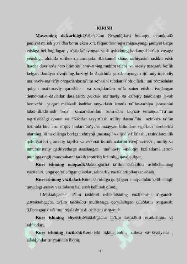 Maktabgacha ta’lim tashkilotlari uslubchilari ta’lim  tarbiyaviy ishlarga rahbarligi 3