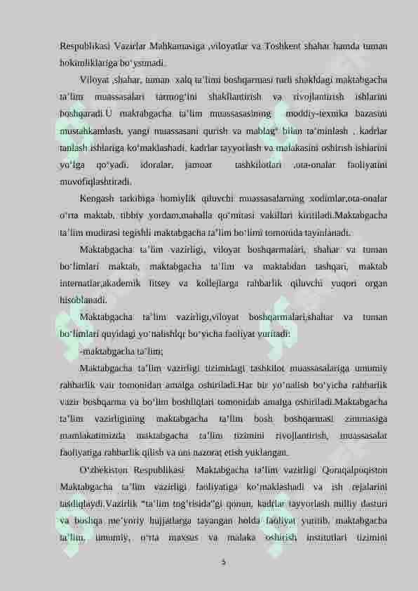 Maktabgacha ta’lim tashkilotlari uslubchilari ta’lim  tarbiyaviy ishlarga rahbarligi 5