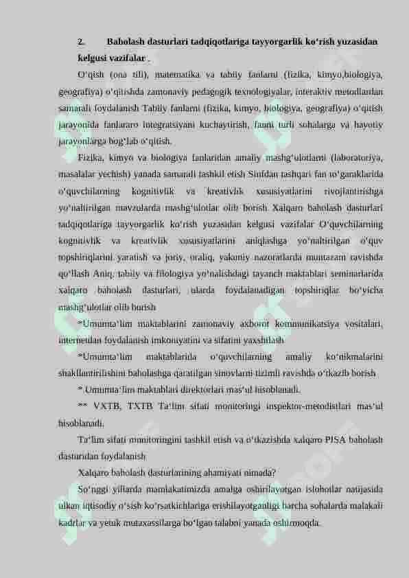 Maktabgacha ta’lim tashkilotlarida monitoring tizimini tashkil qilish. 5