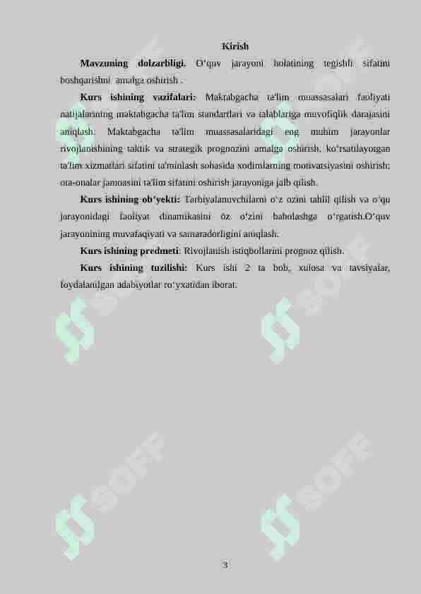 MAKTABGACHA TA'LIM TASHKILOTLARIDA MONITORING TIZIMINI TASHKIL QILISH. 3