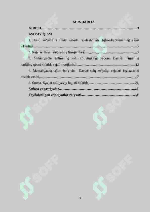 MAKTABGACHA TA’LIMNI MOLIYAVIY TA’MINLASHDA MUDIRANING ROLI 2