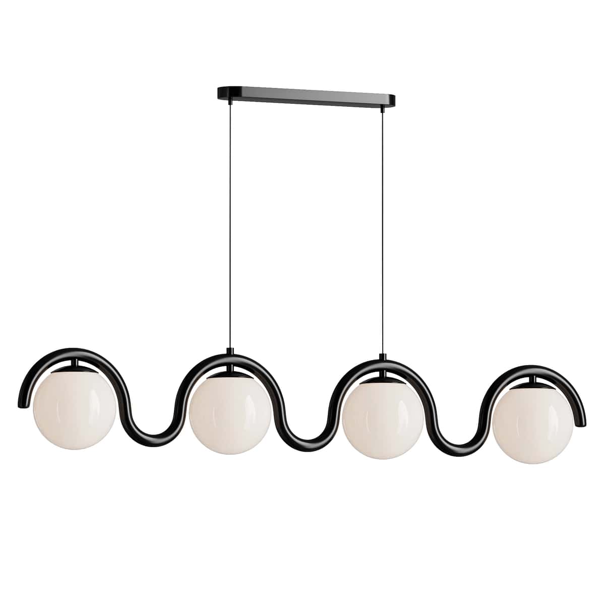 Lenox Linear Ball Pendant Lamp 4 heads 2