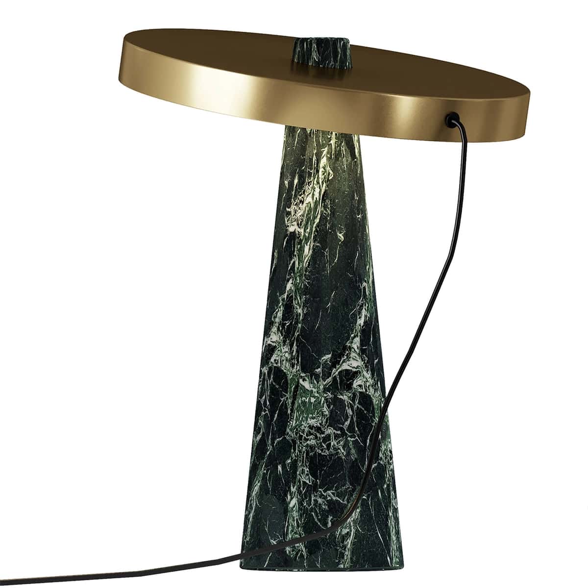 GREEN MARBLE TABLE LAMPS 2