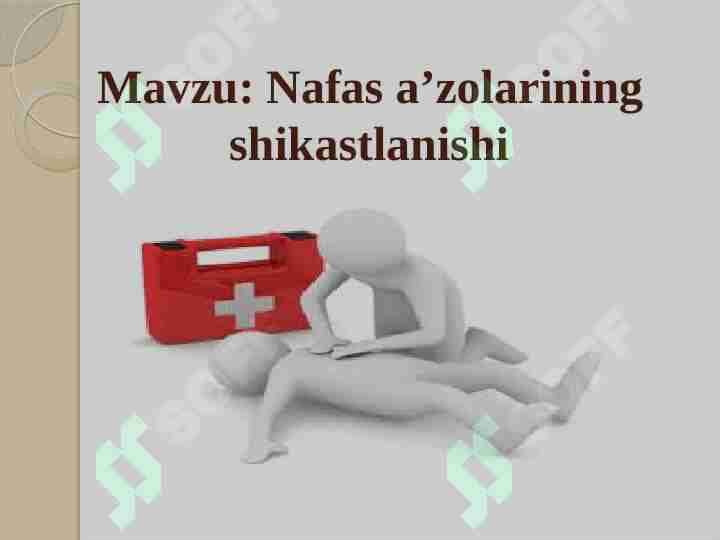 nafas a'zolarining shikastlanishi
